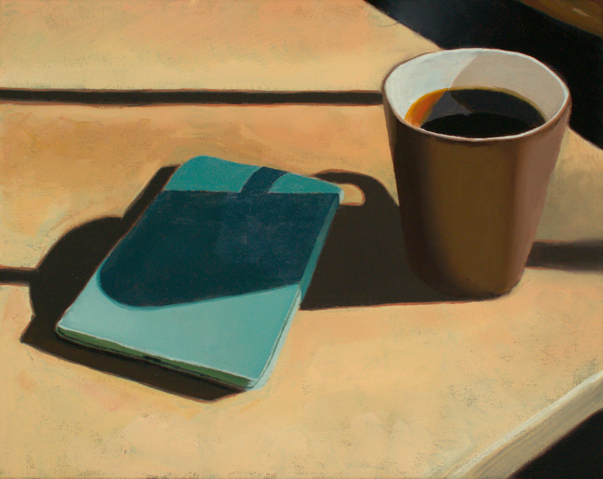 Casting Shadows, 11" x 14" oil on canvas